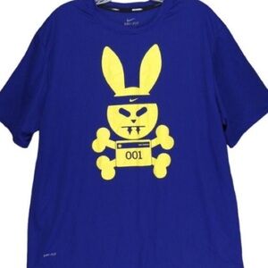 NIKE Running Bunny Crossbones Dri-Fit T-Shirt Sz L